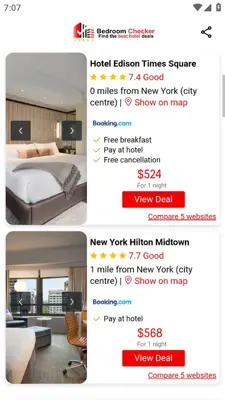 HotelDeals android App screenshot 2